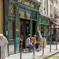 Le Coude Fou, a small French bistrot on rue du Bourg Tibourg